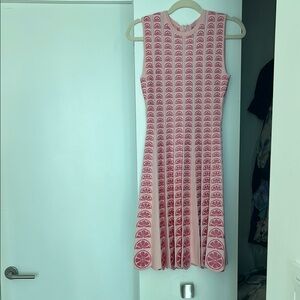 Lela Rose Blush Pleated Dress